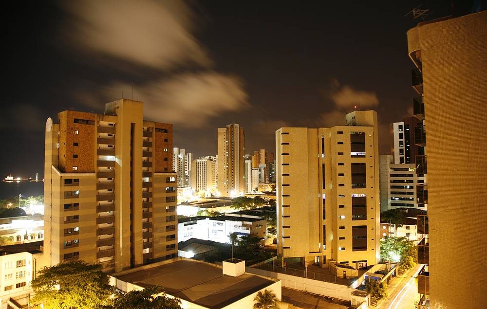 imagem do bairro aldeota visto de cima
