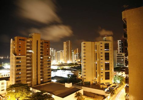 imagem do bairro aldeota visto de cima