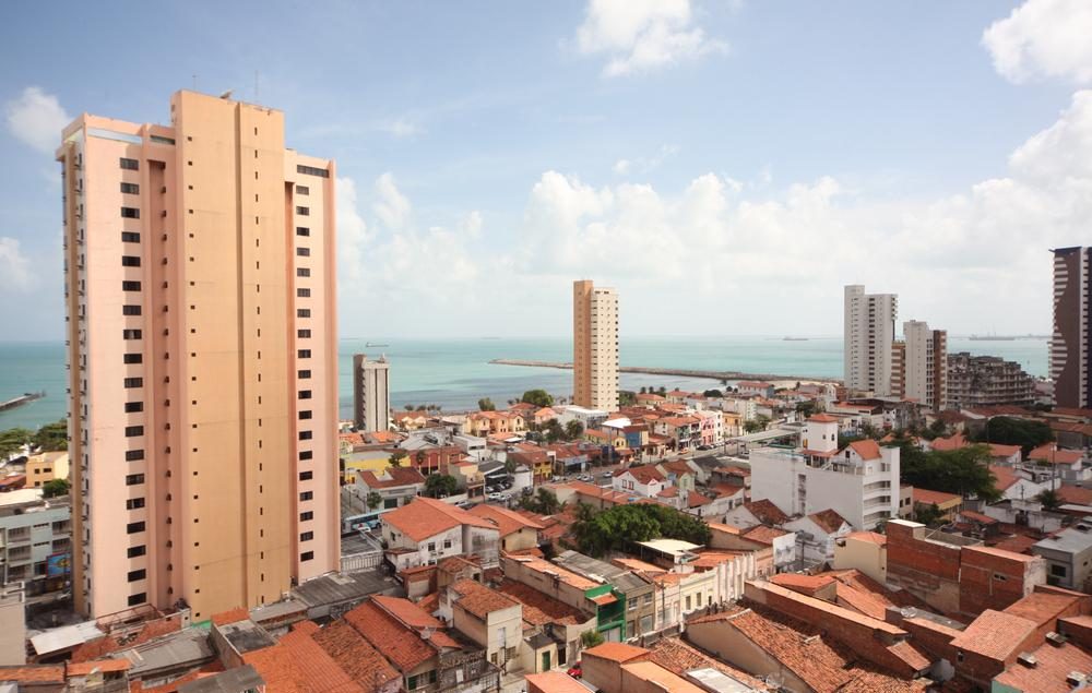 foto aerea de fortaleza