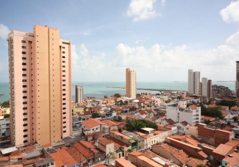 foto aerea de fortaleza